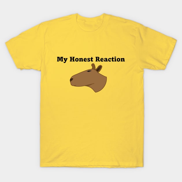 My honest reaction T-Shirt by foolorm